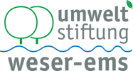 Logo der Umweltstiftung Weser-Ems und Verlinkung zur Webseite der Stiftung